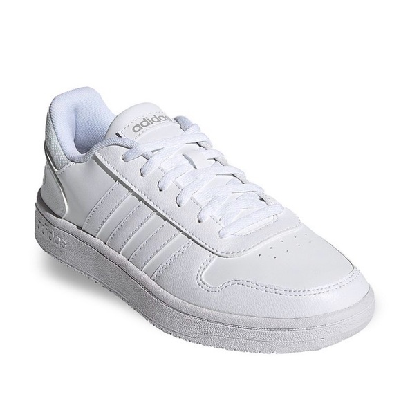 adidas Shoes - adidas hoops 2.0 All-White Low-Profile Court Sneaker